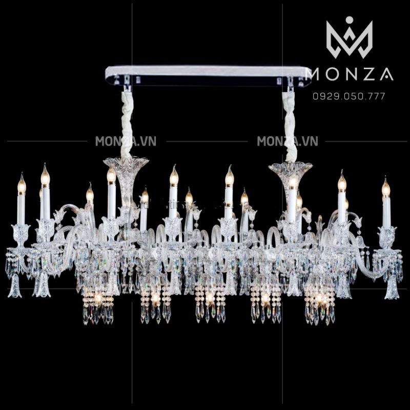 Đèn chùm Bacara 18t của Monza