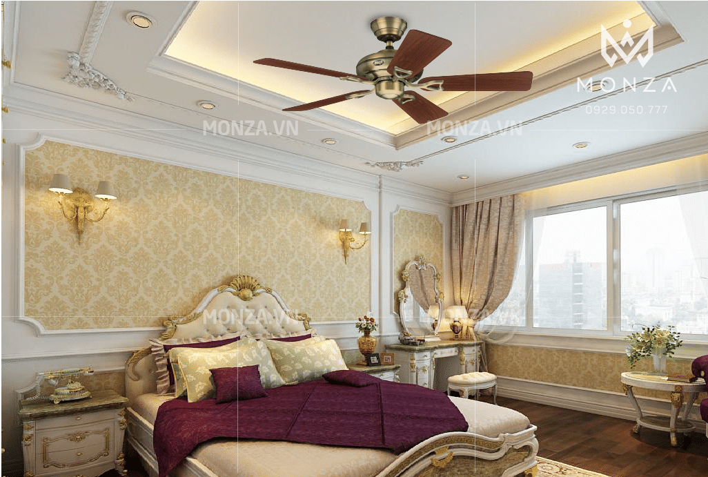 chọn quạt trần phù hợp diện tích phòng