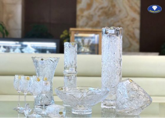 Lọ Hoa Pha lê Tiệp Khắc
