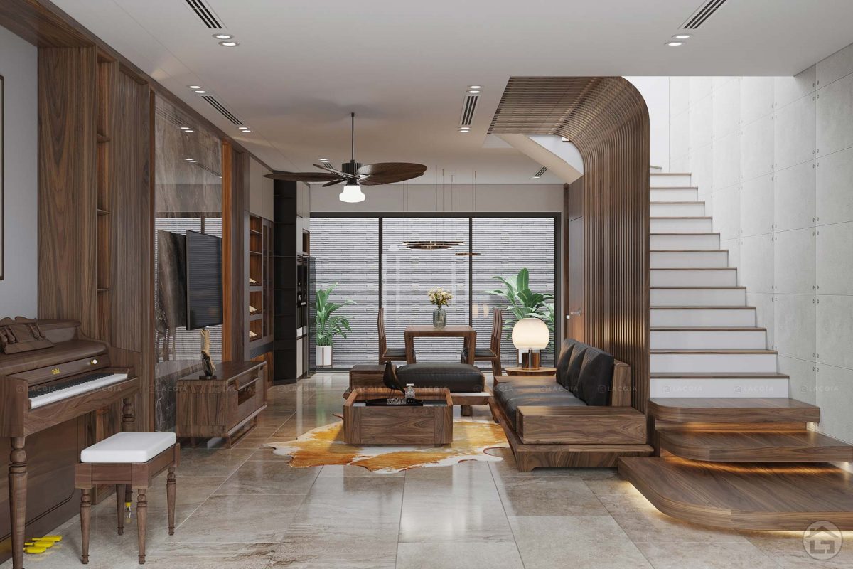 thiết kế nội thất phòng khách
