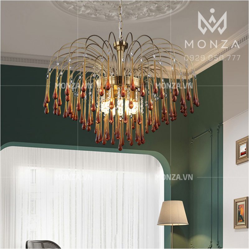 Đèn chùm pha lê Decor cao cấp MZ00325