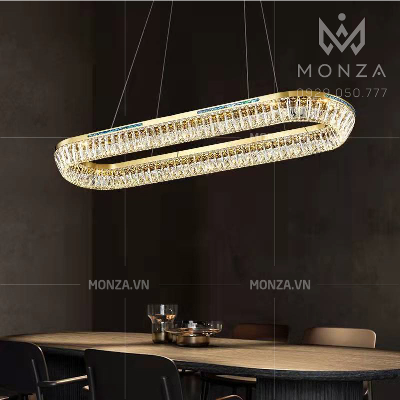 Đèn thả bàn ăn pha lê decor cao cấp