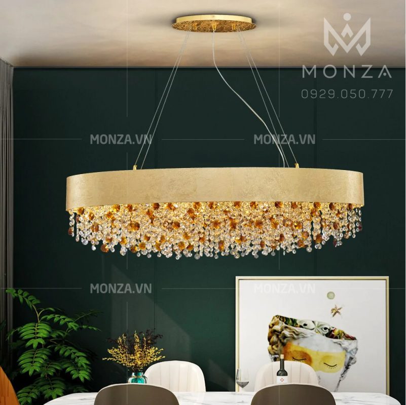 Đèn trang trí phòng ăn decor pha lê K9 cao cấp cho bàn ăn, phòng bếp SP005895