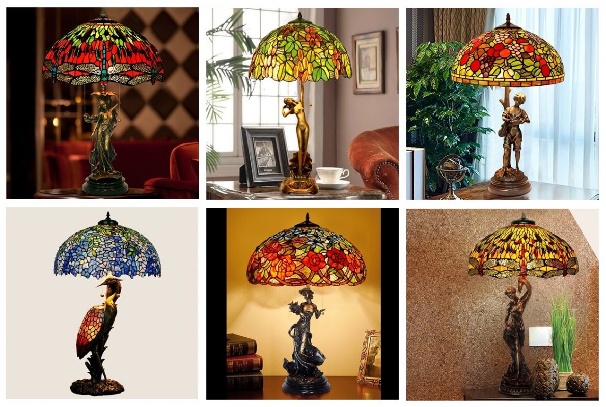 Một số mẫu đèn bàn Tiffany decor